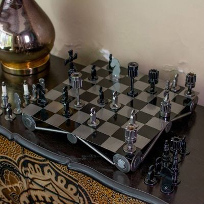 Alternate image for Unique Recycled Auto Part Chess Set Recycling Challenge