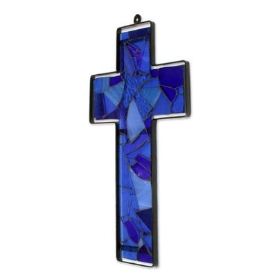 Alternate image for Stained glass cross Holy Spirit