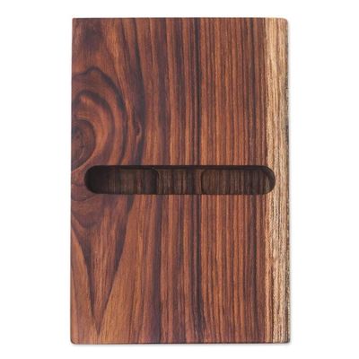 Alternate image for Double Teak Wood Phone Speaker from Thailand Teak Surround-Sound