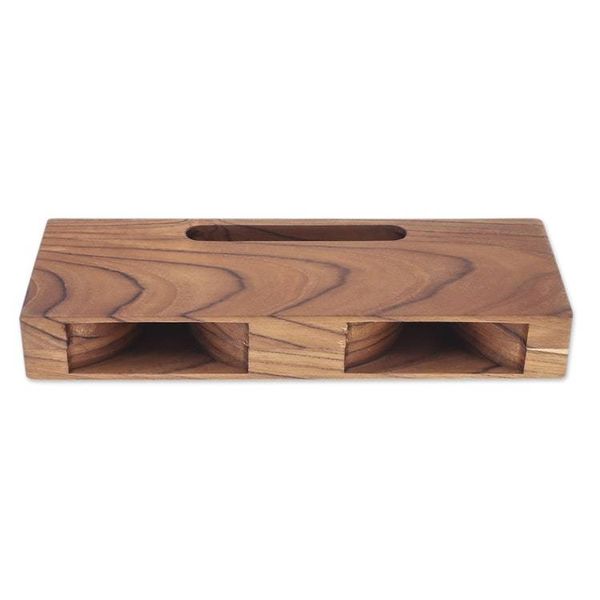 Alternate image for Handcrafted Teak Wood Phone Speaker from Thailand Teak Symphony