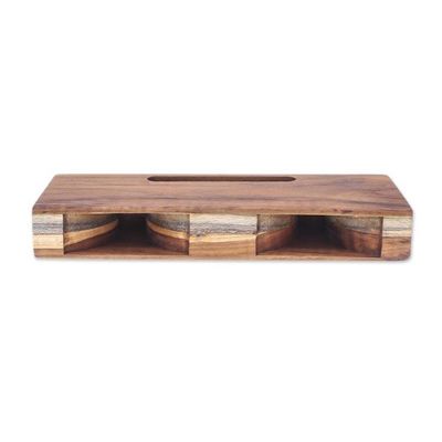 Alternate image for Handcrafted Teak Wood Phone Speaker from Thailand Teak Symphony