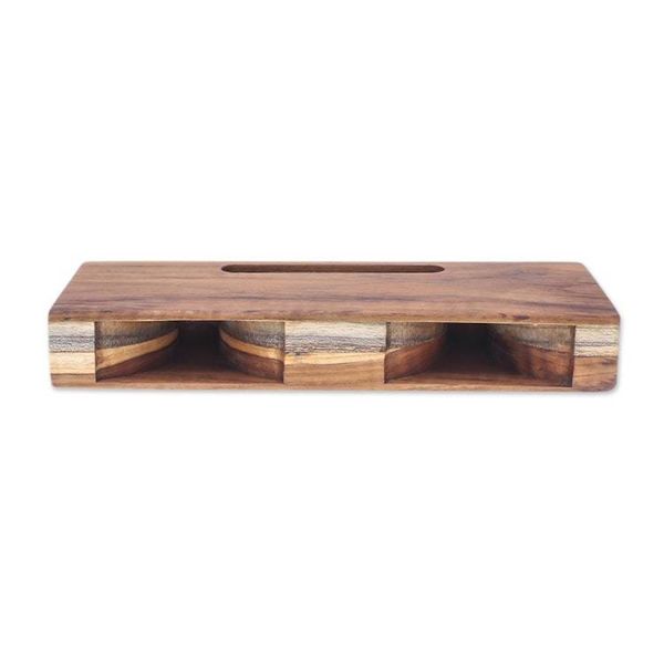 Alternate image for Handcrafted Teak Wood Phone Speaker from Thailand Teak Symphony
