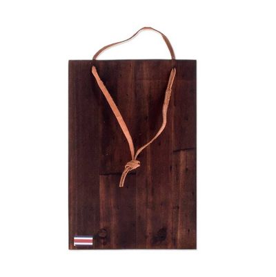 Alternate image for Handcrafted Paw-Themed Teak Wood and Glass Mosaic Coat Rack Lovely Paws