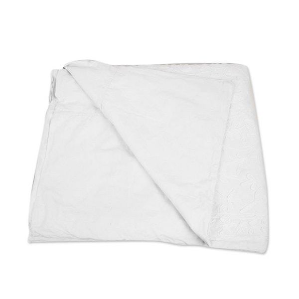 Alternate image for 3-piece Set Embroidery Cotton Queen Duvet Cover Pillow Shams Kashmir White