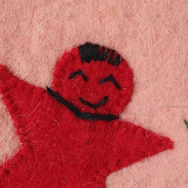 Alternate image for Set of 2 Handcrafted Holiday-Themed Wool Felt Mobile Cases Holiday Vibes