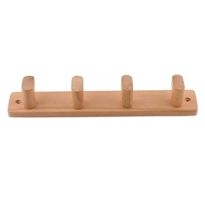 Alternate image for Minimalist Handcrafted Steam Beech Wood Coat Rack from India Sylvan Aesthetics