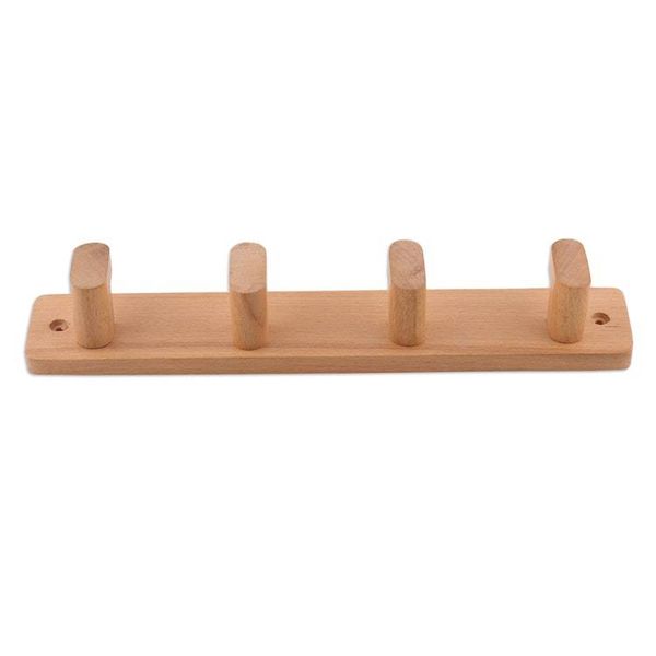 Alternate image for Minimalist Handcrafted Steam Beech Wood Coat Rack from India Sylvan Aesthetics