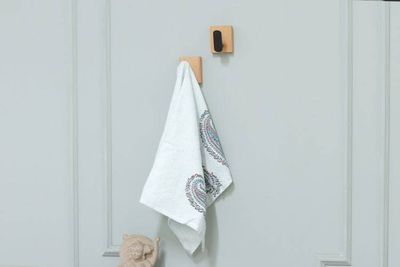 Alternate image for Modern Minimalist Steam Beech Wood Wall Hook Pair from India Minimalist Aid