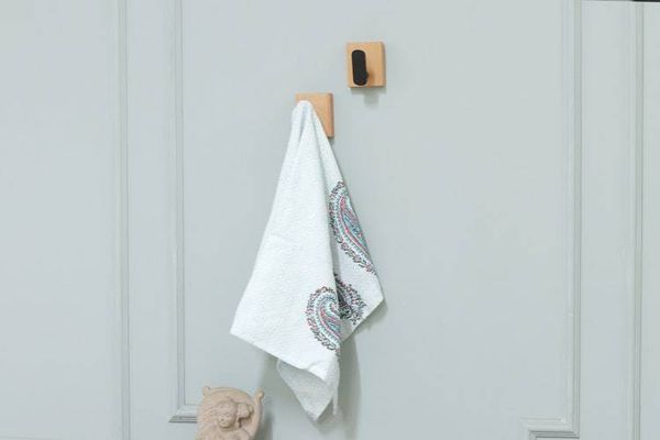 Alternate image for Modern Minimalist Steam Beech Wood Wall Hook Pair from India Minimalist Aid
