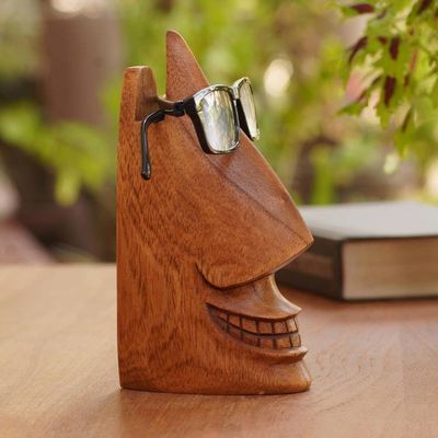 Alternate image for Hand Crafted Jempinis Wood Eyeglass Holder Make a Spectacle