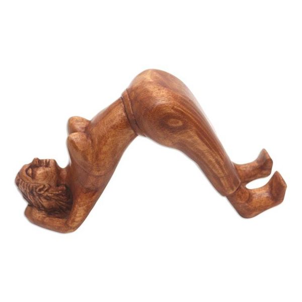 Alternate image for Hand Carved Phone Stand Morning Strength