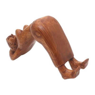 Alternate image for Hand Carved Phone Stand Morning Strength