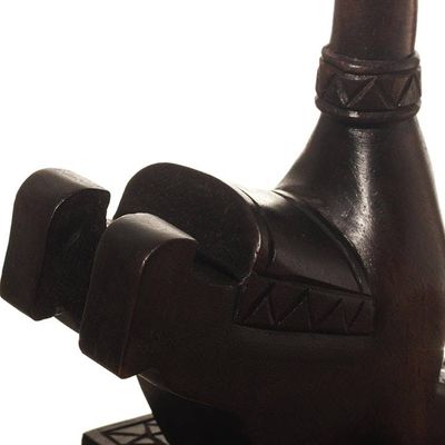 Alternate image for Hand-carved Vicua Wood Phone Holder From Peru Andes Vicua