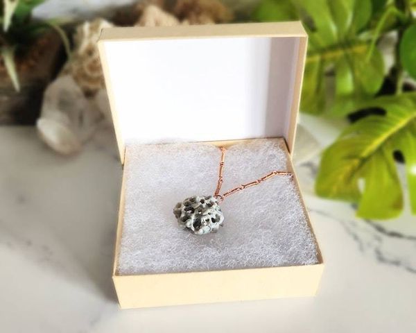 Alternate image for Natural Holey Stone Copper Necklace