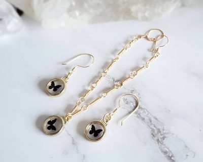 Alternate image for Butterfly Jewelry Set