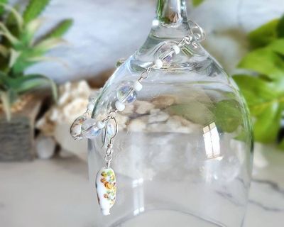 Alternate image for Vintage Porcelain Sterling Silver Jewelry Set