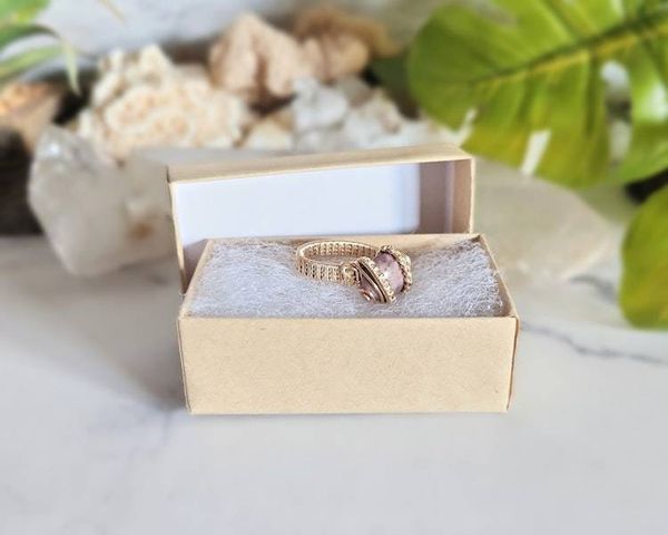 Alternate image for Rhodonite and Gold-Colored Sterling Silver Ring