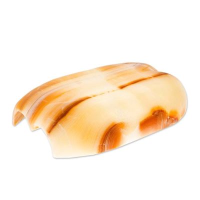 Alternate image for Artisan Crafted Modern Centerpiece in Natural Mexican Onyx On Natures Wings