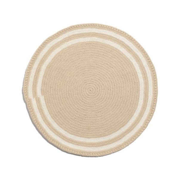 Image for Wayúu Placemats – Circulos Beige