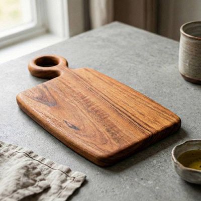 Alternate image for Hand-Carved Wood Board for Cooking and Serving Snacks Cooking and Snacking