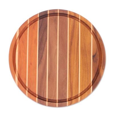 Alternate image for Striped Reclaimed Wood Board for Cooking and Charcuterie Zesty Moments