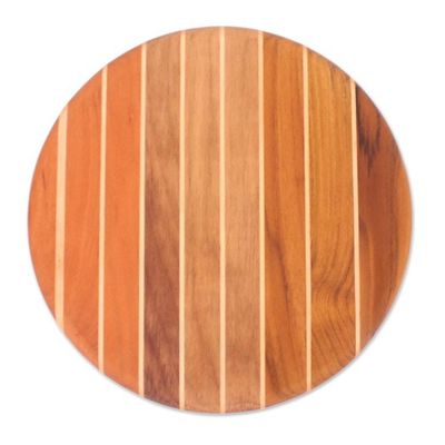 Alternate image for Striped Reclaimed Wood Board for Cooking and Charcuterie Zesty Moments