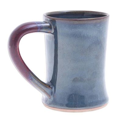 Alternate image for Thai Blue and Red Ceramic Mug Refreshed