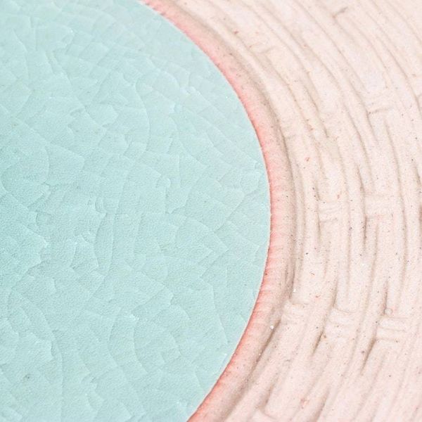 Alternate image for Celadon Ceramic Plates in Green from Thailand Pair Country Meal