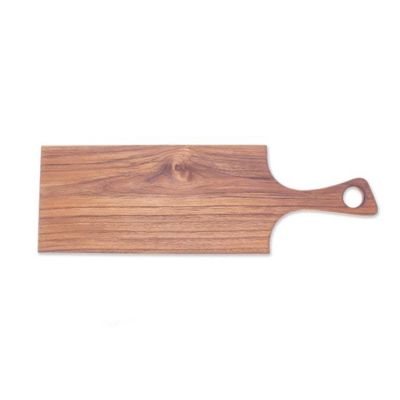 Alternate image for Rectangular Teak Wood Cutting Board from Thailand Beautiful Meal
