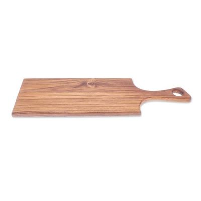 Alternate image for Rectangular Teak Wood Cutting Board from Thailand Beautiful Meal