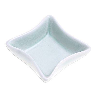 Alternate image for Small Handcrafted Green Celadon Bowl Thai Kitchen in Green