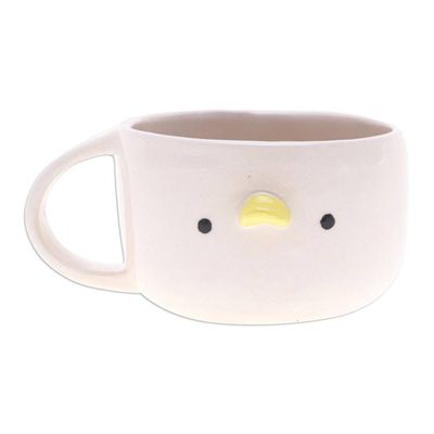 Alternate image for Handcrafted 6 oz Ceramic Duck Cup with Glossy Finish Duck Elixir