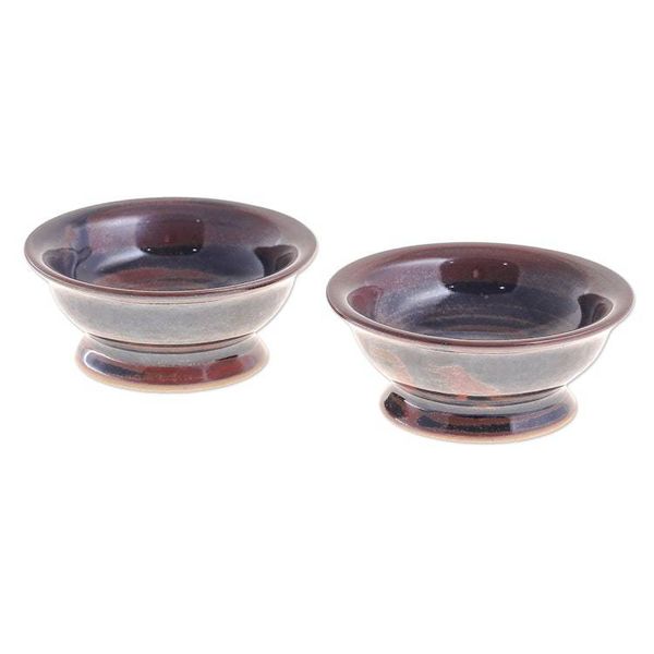 Alternate image for Small Ceramic Bowls from Thailand Pair Mise en Place