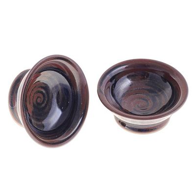 Alternate image for Small Ceramic Bowls from Thailand Pair Mise en Place