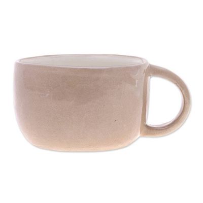 Alternate image for Thai Ceramic 6 oz Pug Dog Cup with a Glossy Finish Pug Elixir