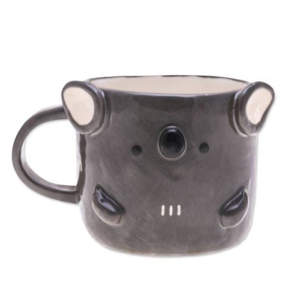 Alternate image for Whimsical Handcrafted Glossy-Finished Ceramic Koala Mug Koala Morning