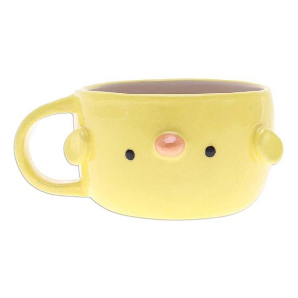 Alternate image for Handcrafted Thai Ceramic Yellow Chick Cup with Glossy Finish Chick Elixir