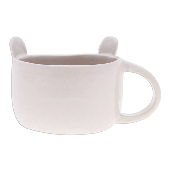 Alternate image for Whimsical 6 oz Ceramic Bunny Cup with a Glossy Finish Bunny Elixir