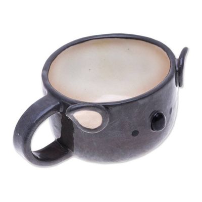Alternate image for Handcrafted Thai Ceramic Koala Cup with a Glossy Finish Koala Elixir