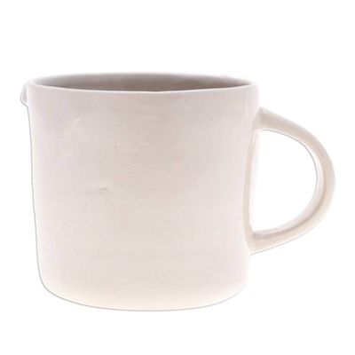 Alternate image for Handmade 9 oz Ceramic Piglet Mug with Glossy Finish Piglet Morning