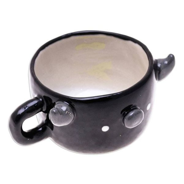 Alternate image for Animal-Themed Ceramic Buffalo Demitasse Handmade in Thailand Buffalo Demitasse