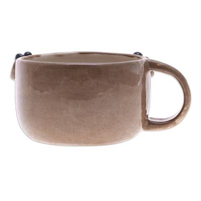 Alternate image for Thai Ceramic 6 oz Deer Cup with a Glossy Finish Deer Elixir