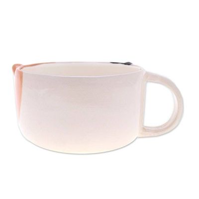 Alternate image for Whimsical 6 oz Ceramic Calico Cat Cup with a Glossy Finish Calico Elixir