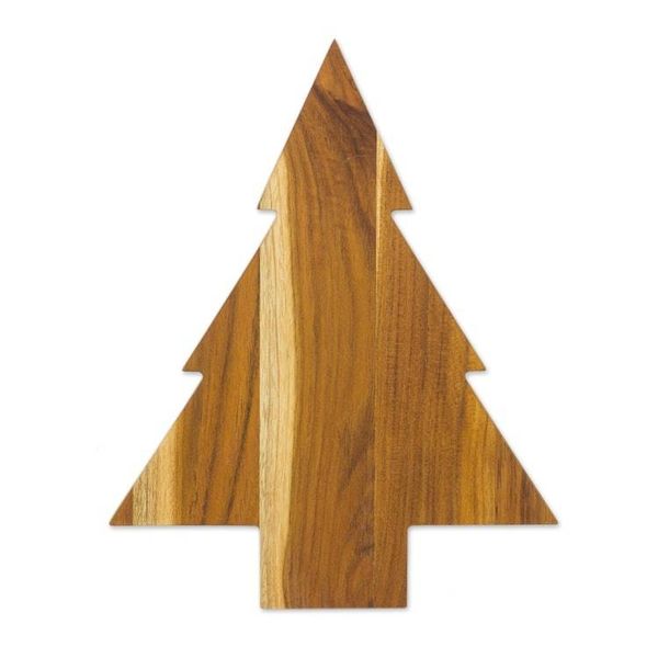 Alternate image for Teak Wood Tree-Shaped Cutting Board from Guatemala Festive Delights