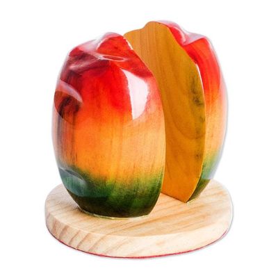 Alternate image for Handmade Jocote Fruit-Shaped Napkin Holder Juicy Jocote