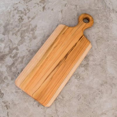 Alternate image for Handmade Teak Wood Cutting Board from Guatemala 15 in. Morning Baguette