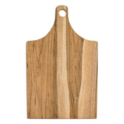 Alternate image for Handcrafted Laurel Wood Cutting Board with Toucan Engraving Toucans Delicacies