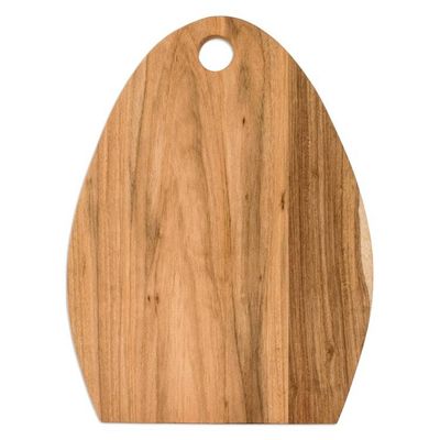 Alternate image for Semi-Oval Laurel Wood Cutting Board with Dandelion Engraving Dandelions Treats