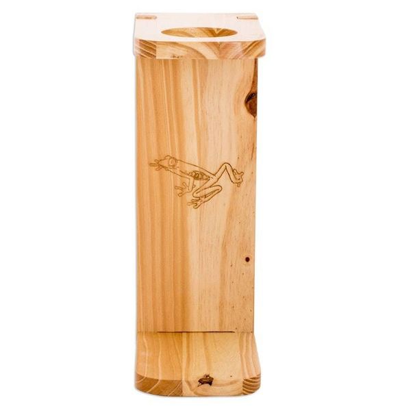 Alternate image for Frog-Themed Pinewood Single-Serve Drip Coffee Stand Lucky Scents