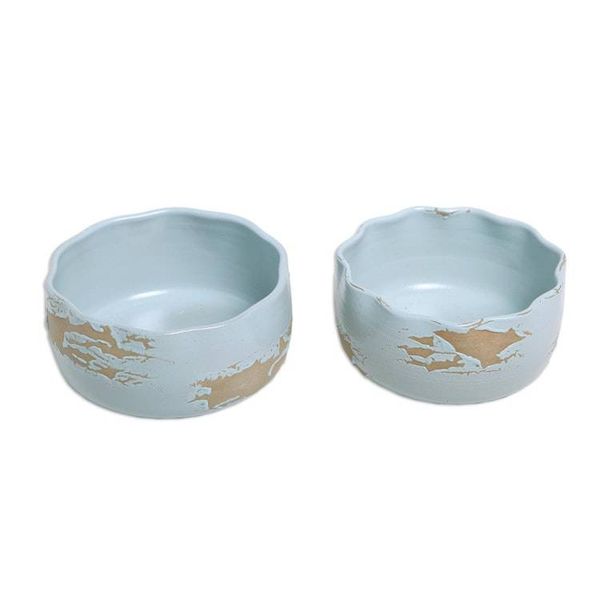 Alternate image for Handcrafted Ceramic Bowls from Java Pair Two Minds